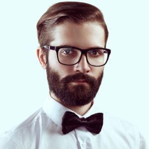 Portrait of handsome man with beard